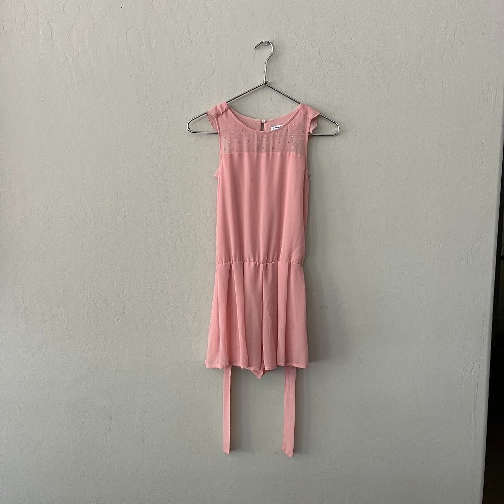 Mayoral Romper, Girls Size 10, Blush